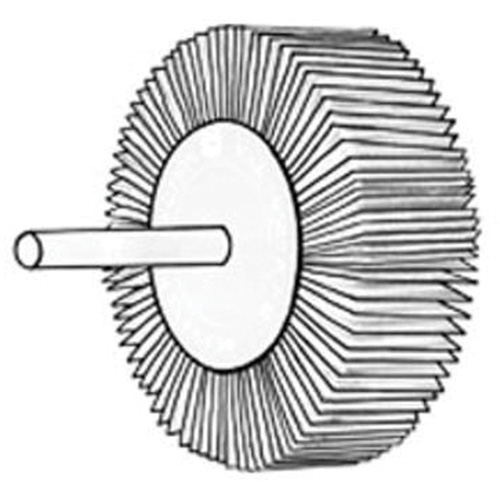 Grind-O-Flex Micro-Mini Flap Wheel, Aluminum Oxide, 120 Grit, 3/4" x 3/16" x 1/8" Groupe Belzile Dickner
