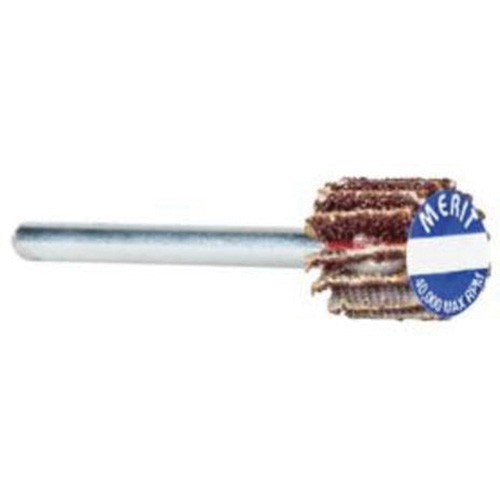 High Performance Micro-Mini Flap Wheel, Aluminum Oxide, 320 Grit, 3/4" x 3/16" x 1/8" Groupe Belzile Dickner