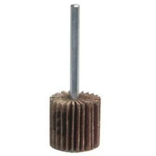 Super Finish Mini Flap Wheel, Aluminum Oxide, 120 Grit, 1-3/4" x 1/2" x 1/4" Groupe Belzile Dickner