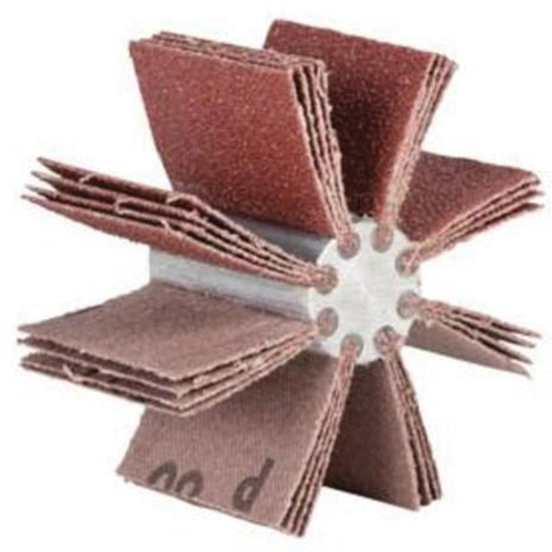 Outil de polissage d'al&eacute;sage &agrave; lamelles ordinaires B-820, Oxyde d'aluminium, Grain 80, 4-3/4" x 1-1/2" Groupe Belzile Dickner