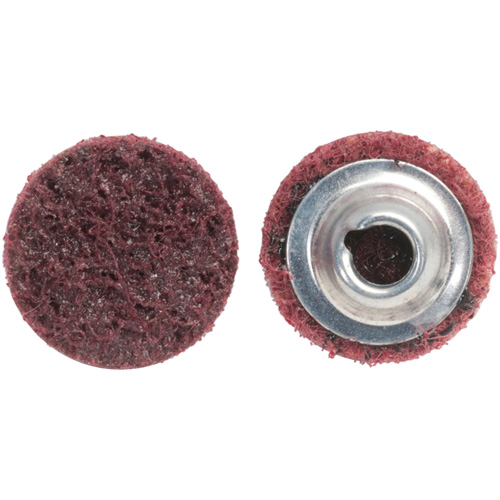 Disque de pr&eacute;paration de surface &agrave; remplacement rapide, 1" dia., Grain Moyen, Oxyde d'aluminium Groupe Belzile Dickner