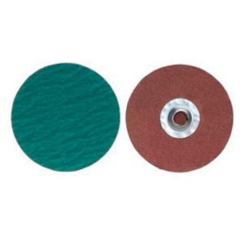 Quick-Change Cloth Disc, 4" Dia., 120 Grit, Zirconium Groupe Belzile Dickner