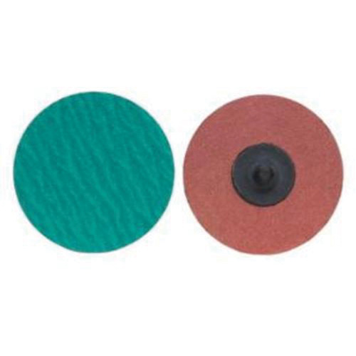 Quick-Change Cloth Disc, 1" Dia., 50 Grit, Zirconium Groupe Belzile Dickner