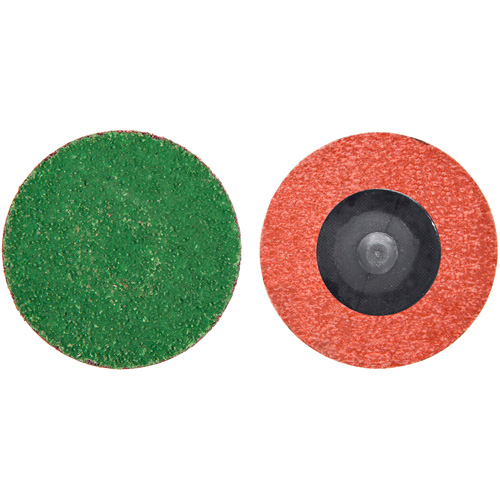 Zirc Plus Quick-Change Cloth Disc, 2" Dia., 40 Grit, Zirconia Alumina Groupe Belzile Dickner