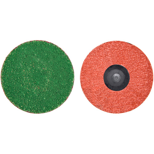 Zirc Plus Quick-Change Cloth Disc, 3" Dia., 120 Grit, Zirconia Alumina Groupe Belzile Dickner