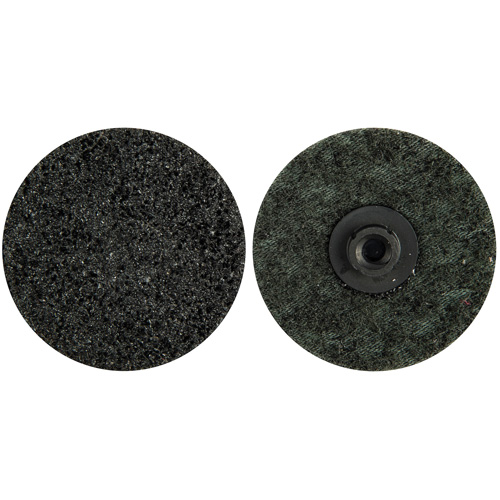 Disques non tiss&eacute;s &agrave; changement rapide, 2" dia., Grain Extra grossier, Oxyde d'aluminium Groupe Belzile Dickner