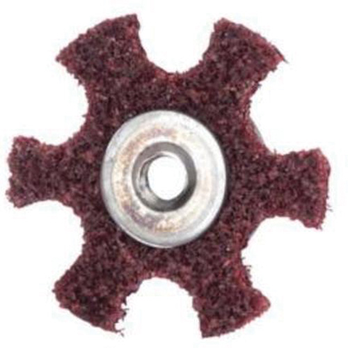 Abrasotex Surface Preparation Star, 3" Dia., Medium Grit, Aluminum Oxide Groupe Belzile Dickner