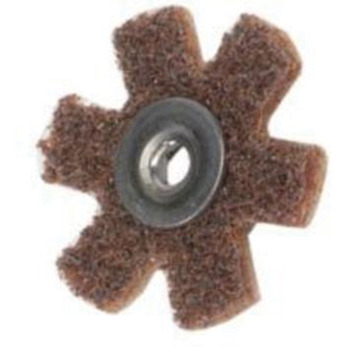 Abrasotex Surface Preparation Star, 1-1/2" Dia., Coarse Grit, Aluminum Oxide Groupe Belzile Dickner