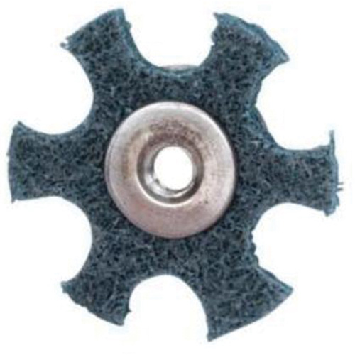 Abrasotex Surface Preparation Star, 1-1/2" Dia., Very Fine Grit, Aluminum Oxide Groupe Belzile Dickner