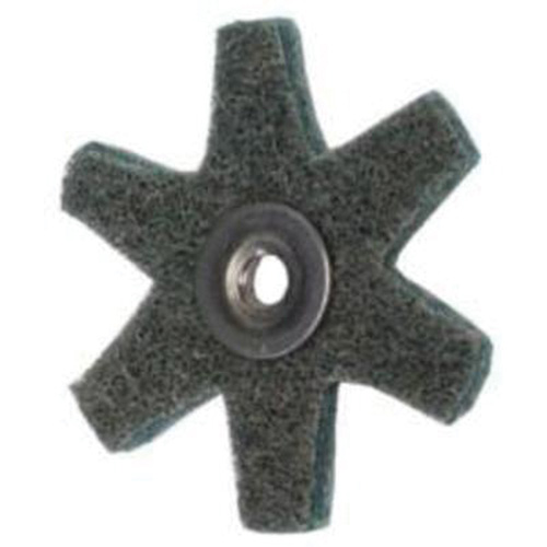 Abrasotex Surface Preparation Star, 2" Dia., Very Fine Grit, Aluminum Oxide Groupe Belzile Dickner