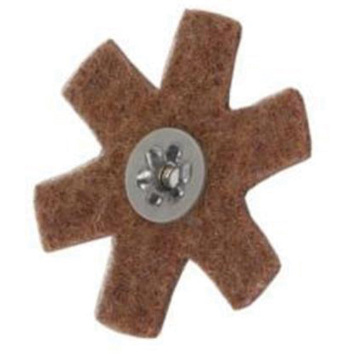 Abrasotex Surface Preparation Star, 3" Dia., Coarse Grit, Aluminum Oxide Groupe Belzile Dickner