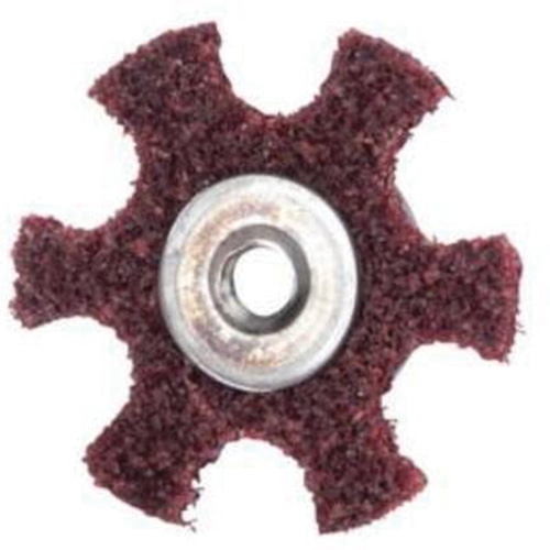 Abrasotex Surface Preparation Star, 4" Dia., Medium Grit, Aluminum Oxide Groupe Belzile Dickner