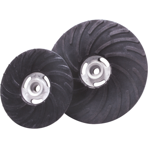 Fibre Discs - Air Cooled Rubber Back Up Pads Groupe Belzile Dickner