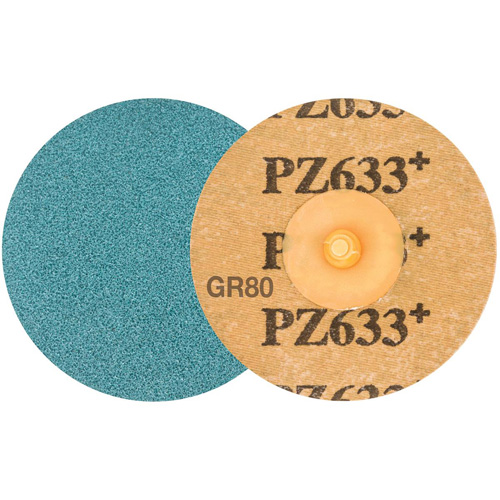 Disque de ponçage TWIST TOPCUT, 3" dia., Grain 80, Zirconium Groupe Belzile Dickner