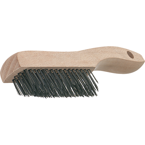 Brosses de grattage &agrave; manche &agrave; patin, garnissage en V, Acier inoxydable, 4 x 16 rangs de fils, Longueur 19-3/4" Groupe Belzile Dickner