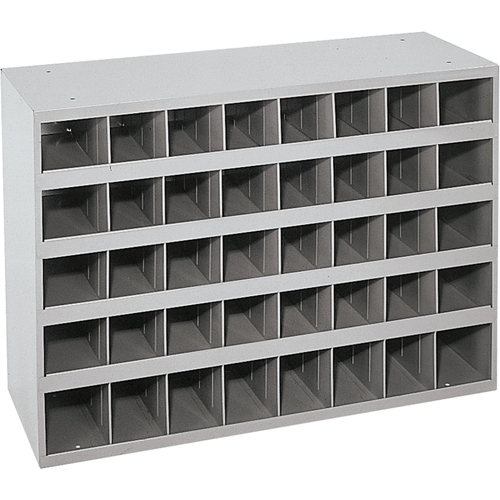 Armoires pour bacs de rangement en acier, 33-3/4" la x 12" p x 23-7/8" h, Gris Groupe Belzile Dickner