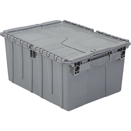 Contenants de distribution Flipak en plastique poly&eacute;thyl&egrave;ne (PE), 11,8" x 9,8" x 7,7", Gris Groupe Belzile Dickner