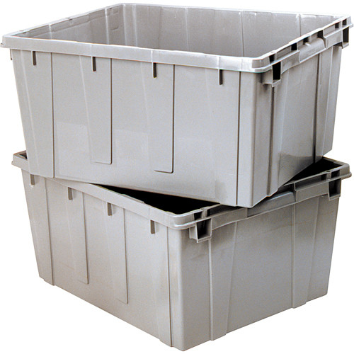 Nesting Container, 21.1" W x 17.7" D x 12" H, Grey Groupe Belzile Dickner