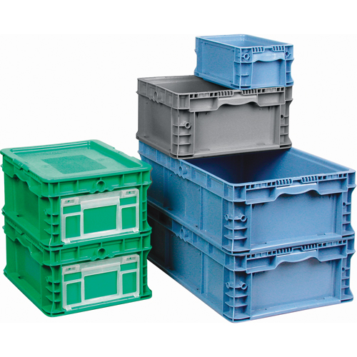 Syst&egrave;me de contenants d'exp&eacute;dition 4845 de Stakpak Plus - Porte-&eacute;tiquettes Groupe Belzile Dickner