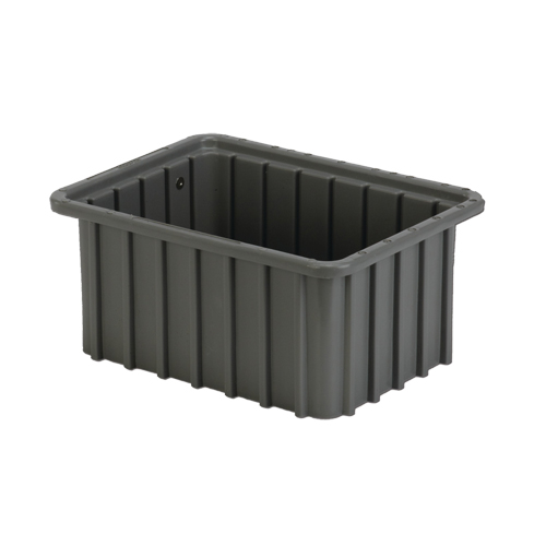 Contenant Divider Box, Poly&eacute;thyl&egrave;ne, 9,8" la x 7,3" p x 5" h, Gris Groupe Belzile Dickner