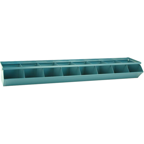 Bacs sectionnels superposables, Cap. 100 lb, 37" la x 8" p x 4-1/2" h, Bleu Groupe Belzile Dickner