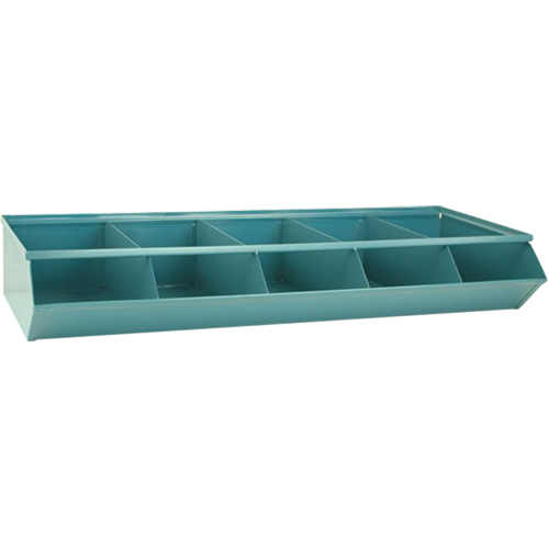 Sectional Bin Units, 100 lbs. Cap., 37" W x 15-1/2" D x 6" H, Blue Groupe Belzile Dickner