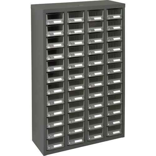Casiers pour pi&egrave;ces KPC-400, Acier galvanis&eacute;, 48 tiroirs, 22-3/5" x 8-7/10" x 36-9/10", Gris Groupe Belzile Dickner
