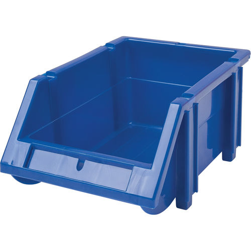 Bac empilable & &agrave; suspendre, 4-13/16" la, 3-3/16" h x 7-1/8" p, Bleu Groupe Belzile Dickner