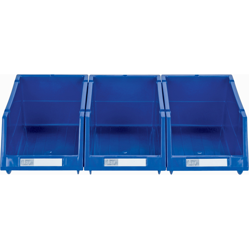 Bac empilable & &agrave; suspendre, 4-13/16" la, 3-3/16" h x 7-1/8" p, Bleu Groupe Belzile Dickner