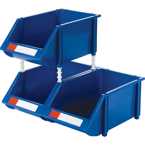 Stack & Hang Bin, 8-3/16" W x 6-3/16" H x 14" D, Blue Groupe Belzile Dickner