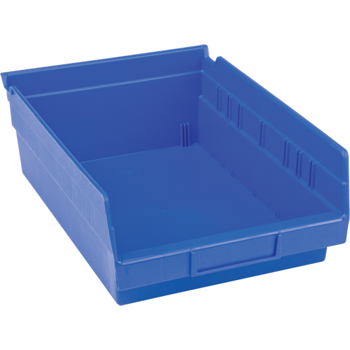 Bacs pour tablette en plastique, 8-3/8" la x 4" H x 11-5/8" p, Bleu, Capacit&eacute; 15 lb Groupe Belzile Dickner