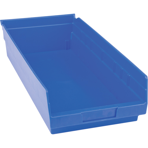Bacs pour tablette en plastique, 8-3/8" la x 4" H x 17-7/8" p, Bleu, Capacit&eacute; 20 lb Groupe Belzile Dickner