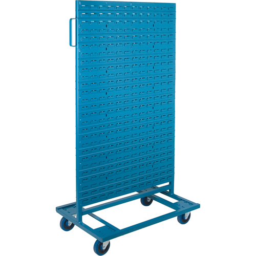 Mobile Bin Racks - Double Sided, 0 Bins, 36" W x 24" D x 67-1/2" H Groupe Belzile Dickner