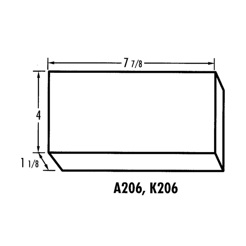 K-Resin Compartment Box, Plastic, 4" W x 8" D x 1-3/16" H, Transparent Groupe Belzile Dickner
