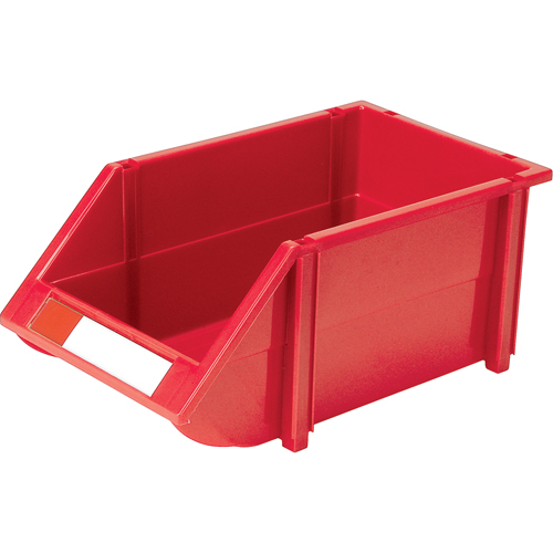Stack & Hang Bin, 8-3/16" W x 6-3/16" H x 14" D, Red Groupe Belzile Dickner