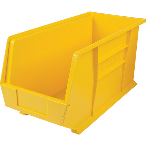 Bacs ultra empilable & suspendable, 8-1/4" la, 9" h x 18" p, Jaune Groupe Belzile Dickner