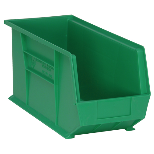 Ultra Stack & Hang Bin, 8-1/4" W x 9" H x 18" D, Green Groupe Belzile Dickner
