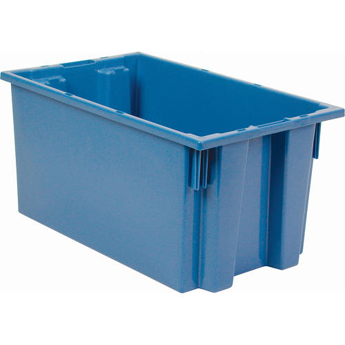 Contenants Stack & Nest, 9" x 18" x 11", Bleu Groupe Belzile Dickner