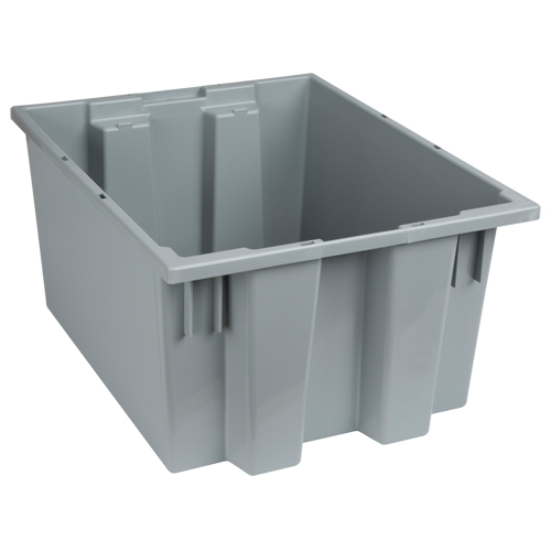 Contenants Stack & Nest, 10" x 19,5" x 15,5", Gris Groupe Belzile Dickner