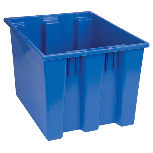 Stack & Nest Totes, 13" x 19.5" x 15.5", Blue Groupe Belzile Dickner