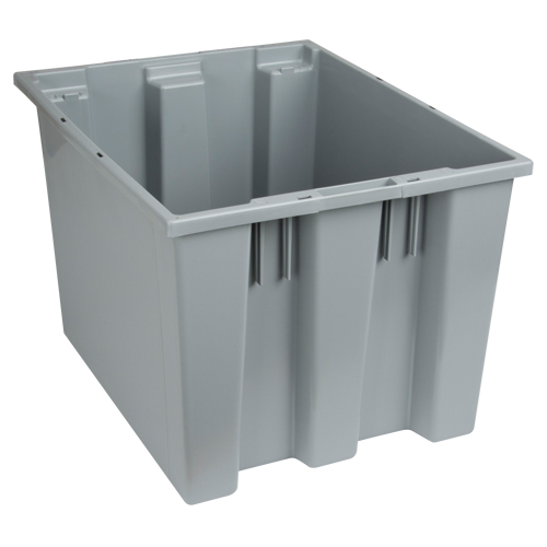 Contenants Stack & Nest, 13" x 19,5" x 15,5", Gris Groupe Belzile Dickner