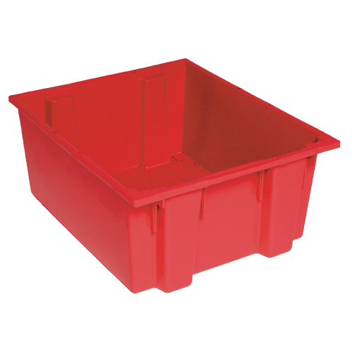 Contenants Stack & Nest, 8" x 19,5" x 13,5", Rouge Groupe Belzile Dickner