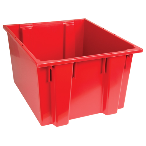 Contenants Stack & Nest, 13" x 23,5" x 19,5", Rouge Groupe Belzile Dickner