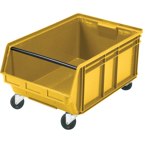 Mobile Giant Stacking Bin, 11-7/8" H x 18-3/8" W x 29" D, 150 lbs. Capacity, Yellow Groupe Belzile Dickner