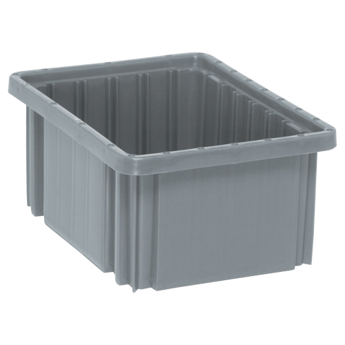 Contenants Divider Box, Plastique, 10,9" la x 8,3" p x 5" h, Gris Groupe Belzile Dickner