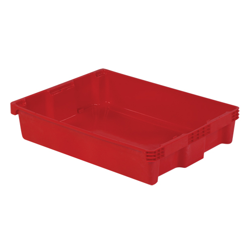 Contenants Stack-N-Nest Polylewton, 6,1" x 29,6" x 22,4", Rouge Groupe Belzile Dickner