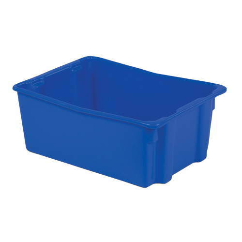 Contenants Stack-N-Nest Polylewton, 10,5" x 26,1" x 18,7", Bleu Groupe Belzile Dickner