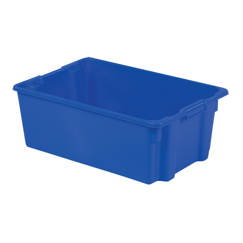 Contenants Stack-N-Nest Polylewton, 10,5" x 28,4" x 18,7", Bleu Groupe Belzile Dickner