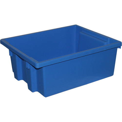 Stack-N-Nest&reg; Storage Bins, 6" x 15.25" x 12.25", Blue Groupe Belzile Dickner