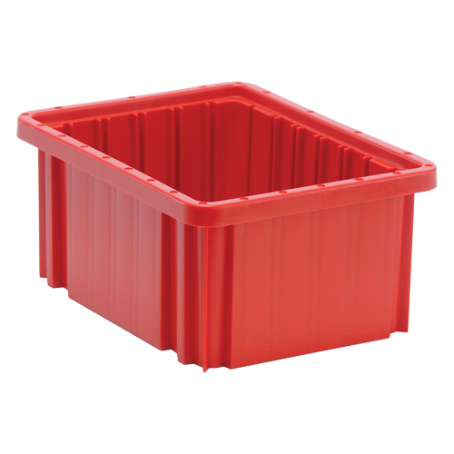 Contenants Divider Box, Plastique, 10,9" la x 8,3" p x 5" h, Rouge Groupe Belzile Dickner